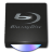Disc Blu-ray Disc Black Icon